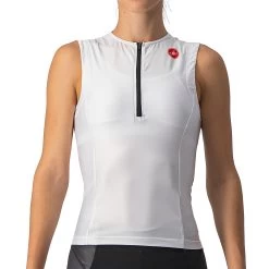 Castelli Free 2 W Tri Singlet Women's - White/black 101
