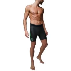 Zone3 Neoprene Buoyancy Shorts 'The Next Step' 3/2mm - Black/green -Aqua Fit Shop 163685 03 d 293442