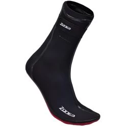 Zone3 Neoprene Heat-Tech Warmth Swim Socks - Black/red/white -Aqua Fit Shop 163695 00 d 293465