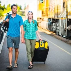 ORTLIEB Duffle RS - 110L Travel Bag With Wheels - Sun Yellow -Aqua Fit Shop 200785 09 d 378158