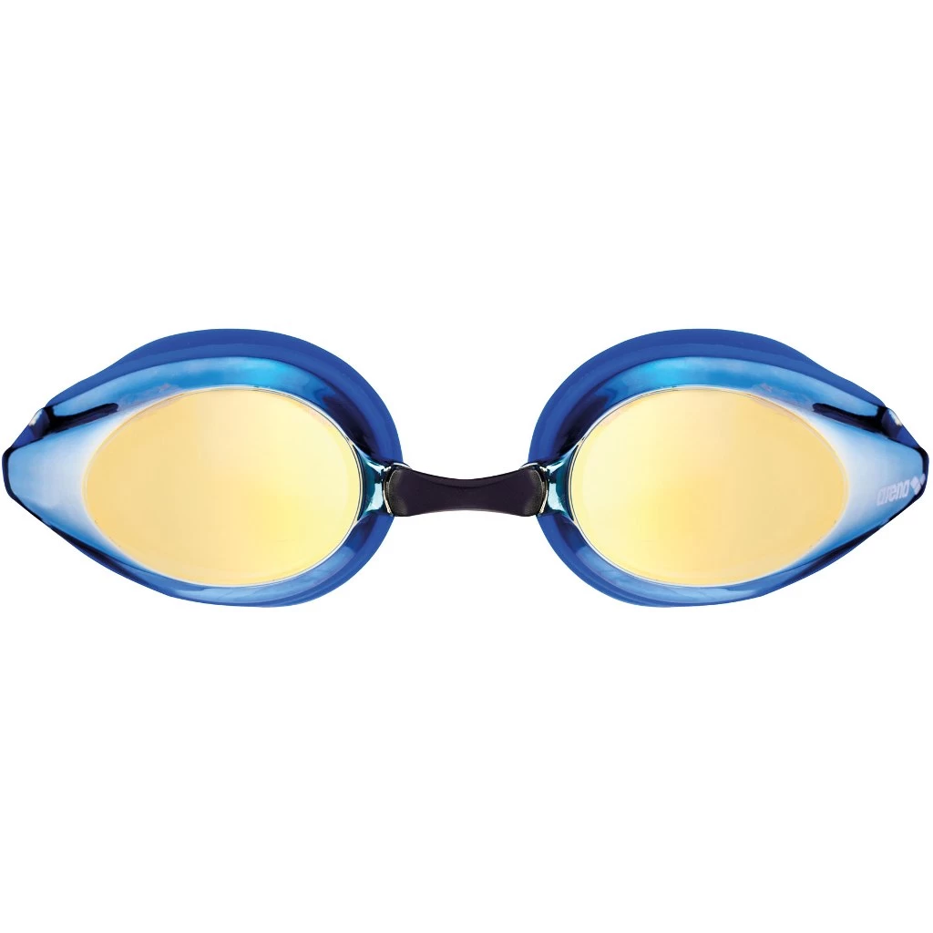 Arena Tracks Mirror Swimming Goggles Kids - Blue Yellow Revo - Blue/Blue 4 Arena Tracks Mirror Swimming Goggles Kids - Blue Yellow Revo - Blue/Blue - Image 2