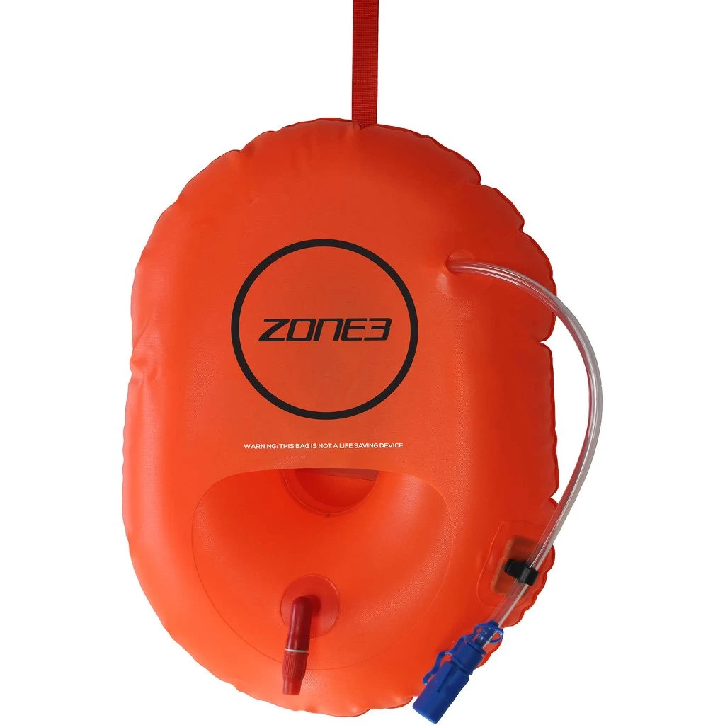 Zone3 Swim Buoy Dry Bag On-The-Go - Orange 3 Zone3 Swim Buoy Dry Bag On-The-Go - Orange