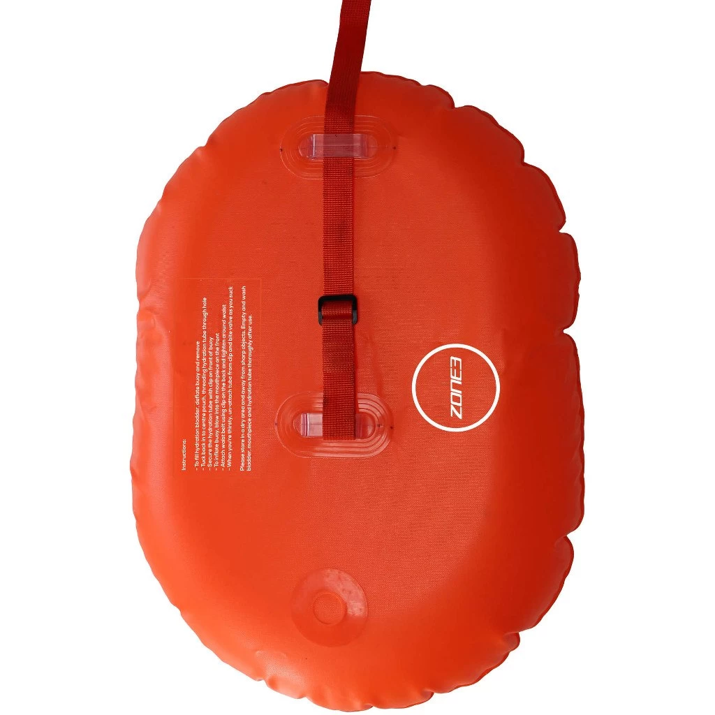 Zone3 Swim Buoy Dry Bag On-The-Go - Orange 4 Zone3 Swim Buoy Dry Bag On-The-Go - Orange - Image 2
