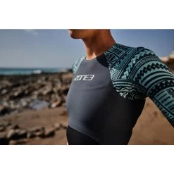 Zone3 Women's WTC Ironman Legal Kona Short Sleeve Swimskin - Black/grey/turquoise 12 Zone3 Women's WTC Ironman Legal Kona Short Sleeve Swimskin - Black/grey/turquoise -Aqua Fit Shop 271489 03 d 542881