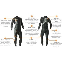 Blueseventy Thermal Reaction Wetsuit - Black/silver 14 Blueseventy Thermal Reaction Wetsuit - Black/silver -Aqua Fit Shop 271967 02 d 544254