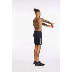 2XU Aero 9" Tri Shorts - Black/white -Aqua Fit Shop 2xu aero 9 inch tri short black white 7 1180609