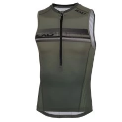 2XU Aero Tri Singlet - Alpine/periscope