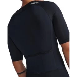 2XU Core Sleeved Trisuit - Black/white -Aqua Fit Shop 2xu core sleeved trisuit black white 3 1457394