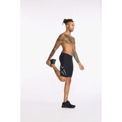 2XU Core Tri Shorts - Black/white -Aqua Fit Shop 2xu core tri short black white3 1180826