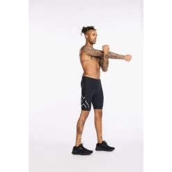 2XU Core Tri Shorts - Black/white -Aqua Fit Shop 2xu core tri short black white7 1180830