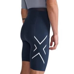 2XU Light Speed Tech Sleeved Trisuit - Outerspace/white -Aqua Fit Shop 2xu herren light speed front zip outerspace white mt6633d outwht 13 1378717