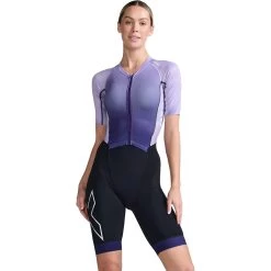 2XU Light Speed Sleeved Trisuit Women - White