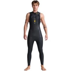 2XU Propel P:1 Sleeveless Wetsuit - Black/ambition