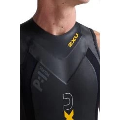 2XU Propel P:1 Sleeveless Wetsuit - Black/ambition -Aqua Fit Shop 2xu propel p 1 sleeveless wetsuit black ambition 4 1530874