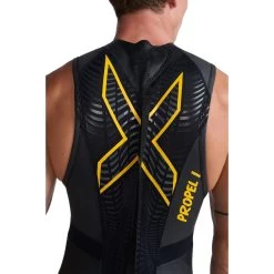 2XU Propel P:1 Sleeveless Wetsuit - Black/ambition -Aqua Fit Shop 2xu propel p 1 sleeveless wetsuit black ambition 5 1530873