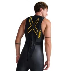 2XU Propel P:1 Sleeveless Wetsuit - Black/ambition -Aqua Fit Shop 2xu propel p 1 sleeveless wetsuit black ambition 6 1530872