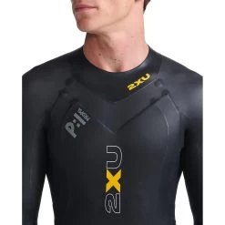 2XU Propel P:1 Wetsuit - Black/ambition -Aqua Fit Shop 2xu propel p 1 wetsuit black ambition 1 1459565