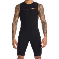 2XU Propel Swimskin - Black/turmeric
