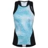 2XU Women's Perform Tri Singlet - Black/aqua Mirage -Aqua Fit Shop 2xu womens perform tri singlet black aqua mirage 1145649