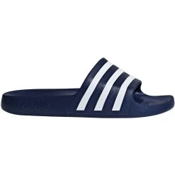 Adidas Adilette Aqua Slides Bathing Shoes - Dark Blue/cloud White/dark Blue F35542