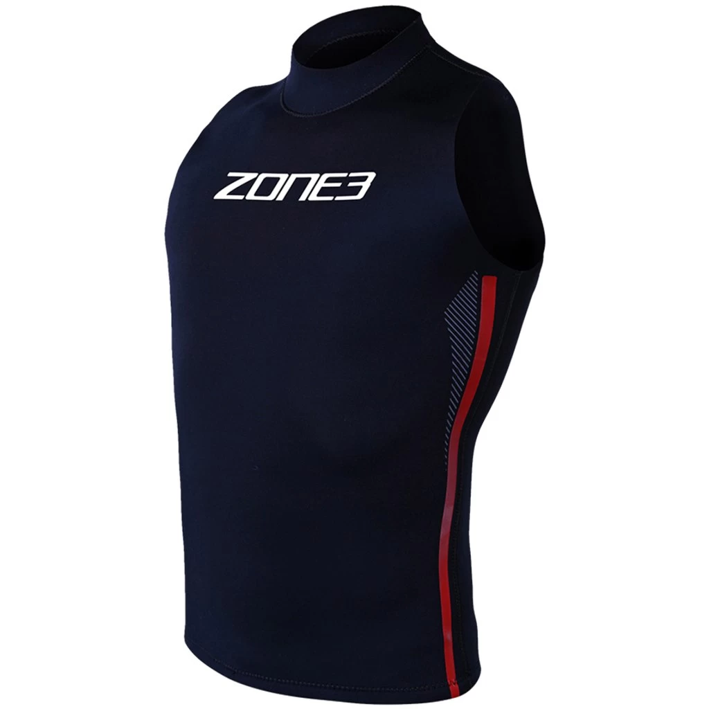 Zone3 Neoprene Warmth Vest - Black/red/white 3 Zone3 Neoprene Warmth Vest - Black/red/white