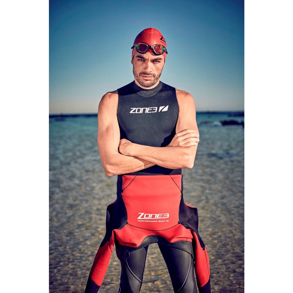 Zone3 Neoprene Warmth Vest - Black/red/white 6 Zone3 Neoprene Warmth Vest - Black/red/white - Image 4