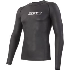 Zone3 Neoprene Long Sleeve Under Wetsuit Baselayer - Black/white