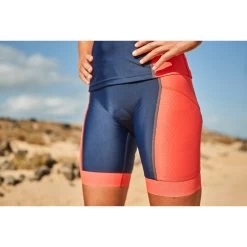 Zone3 Women's Aquaflo Plus Tri Top - Navy/coral -Aqua Fit Shop 314209 06 d 649360