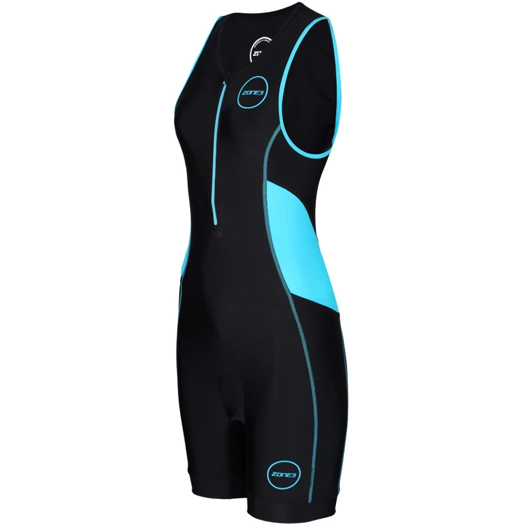 Zone3 Women Activate Trisuit - Black/turquoise 4 Zone3 Women Activate Trisuit - Black/turquoise - Image 2