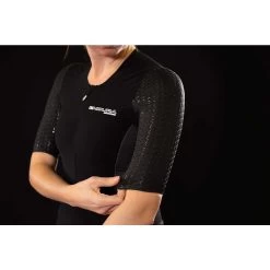 Endura QDC Drag2Zero S/S Women's Tri Suit SST - Black -Aqua Fit Shop 317464 03 d 658791