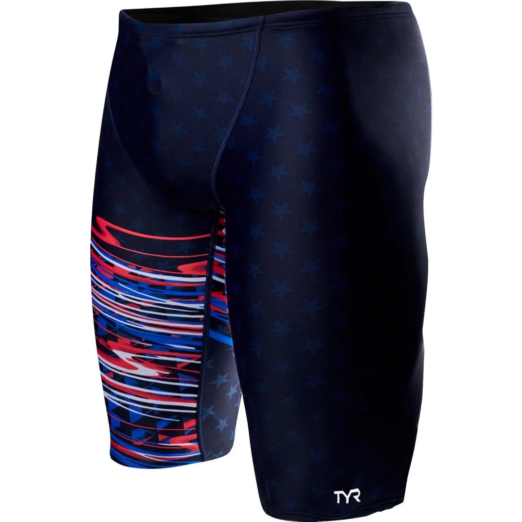 TYR Victorious All Over Jammer - Red/white/blue 3 TYR Victorious All Over Jammer - Red/white/blue