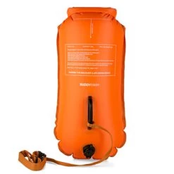 Buddyswim Boya Drybag 28lt + Swim Cap - Orange/caution Swimmer At Work -Aqua Fit Shop 336073 02 c 709475