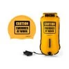 Buddyswim Boya Drybag 28lt + Swim Cap - Yellow/caution Swimmer At Work -Aqua Fit Shop 336095 00 d 709544