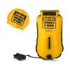 Buddyswim Boya Drybag 20lt + Swim Cap - Yellow/caution Swimmer At Work -Aqua Fit Shop 336100 00 d 709559