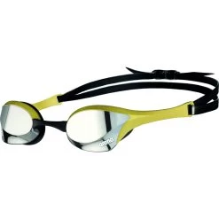 Arena Cobra Ultra Swipe Mirror Swimming Goggle - Silver - Gold