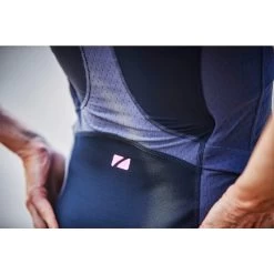 Zone3 Women's Aquaflo Plus Short Sleeve Tri Top - Black/grey/pink -Aqua Fit Shop 352315 03 d 755059