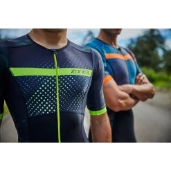 Zone3 Men's Activate Plus Revolution Short Sleeve Trisuit - Black/green 15 Zone3 Men's Activate Plus Revolution Short Sleeve Trisuit - Black/green -Aqua Fit Shop 352317 03 d 755066