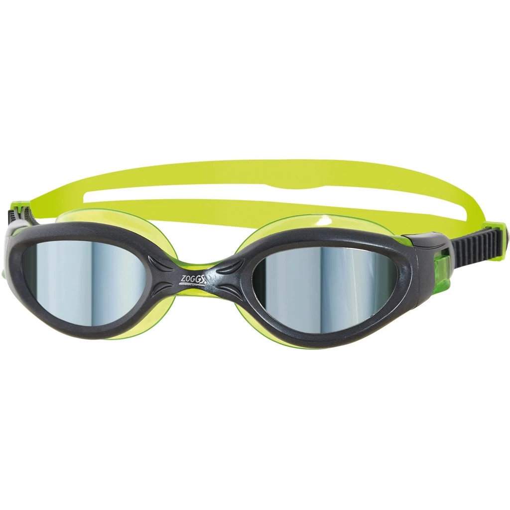 Zoggs Phantom Elite Mirror Junior Swimming Goggles - Gun Metal/Green/Mirror 3 Zoggs Phantom Elite Mirror Junior Swimming Goggles - Gun Metal/Green/Mirror