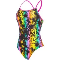 Zoggs Dreamer Lattice Back Women Swimsuit - Multi