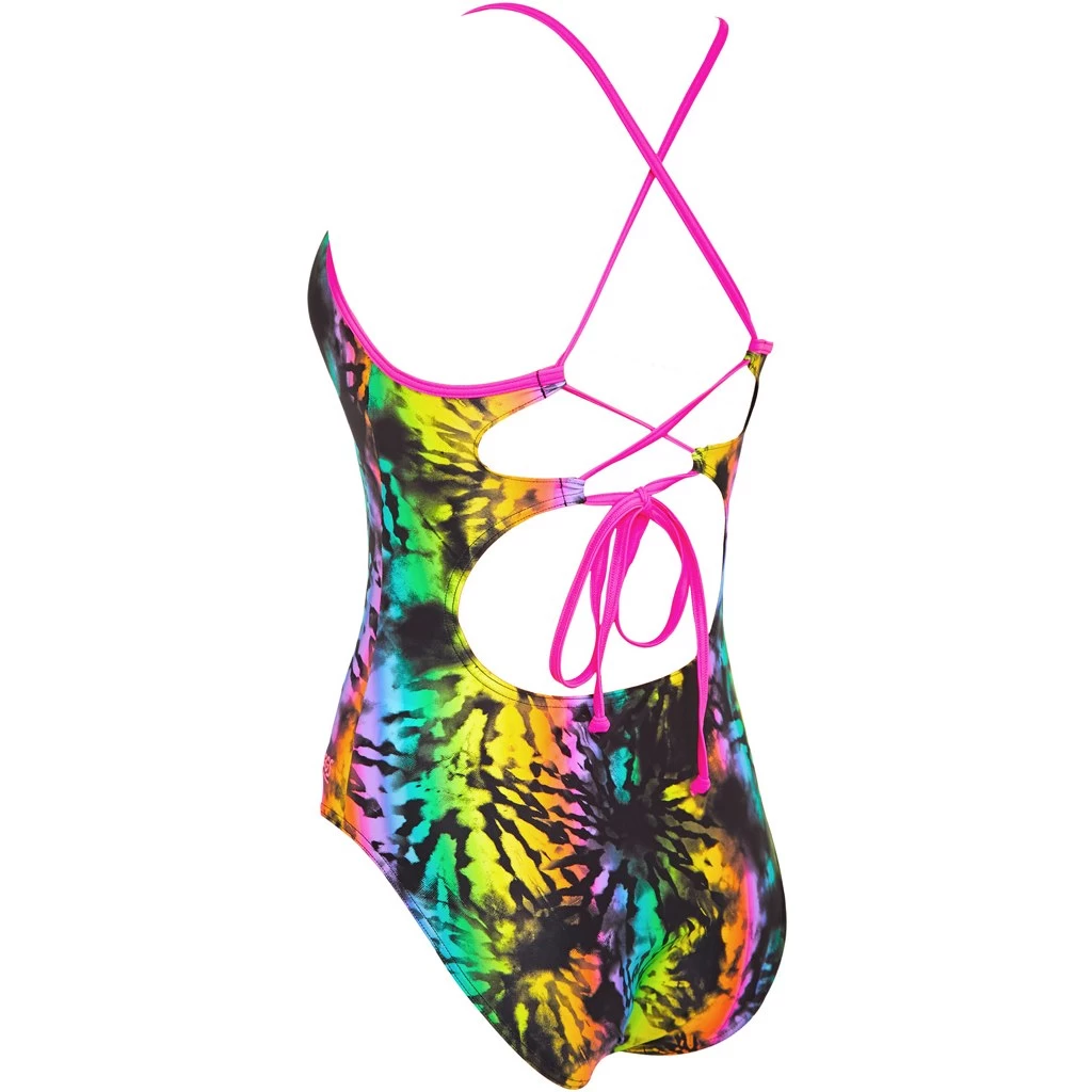 Zoggs Dreamer Lattice Back Women Swimsuit - Multi 4 Zoggs Dreamer Lattice Back Women Swimsuit - Multi - Image 2