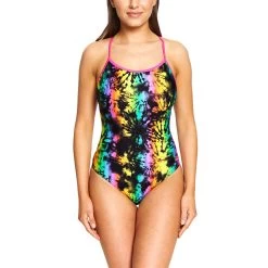 Zoggs Dreamer Lattice Back Women Swimsuit - Multi 12 Zoggs Dreamer Lattice Back Women Swimsuit - Multi -Aqua Fit Shop 352598 02 d 755986