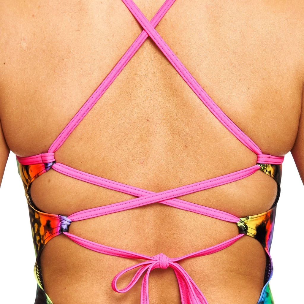 Zoggs Dreamer Lattice Back Women Swimsuit - Multi 10 Zoggs Dreamer Lattice Back Women Swimsuit - Multi - Image 8