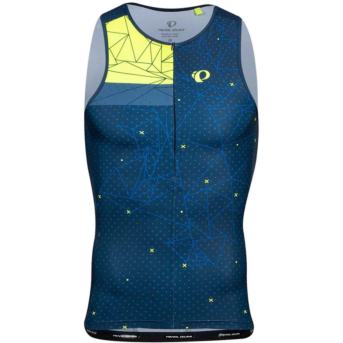 PEARL IZUMi Elite Pursuit Graphic Tri Singlet 13121804 - Navy/screaming Yellow Perplex - 6YS 3 PEARL IZUMi Elite Pursuit Graphic Tri Singlet 13121804 - Navy/screaming Yellow Perplex - 6YS