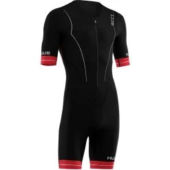 HUUB Design Race Long Course Trisuit - Black/red -Aqua Fit Shop 362682 03 d 781712