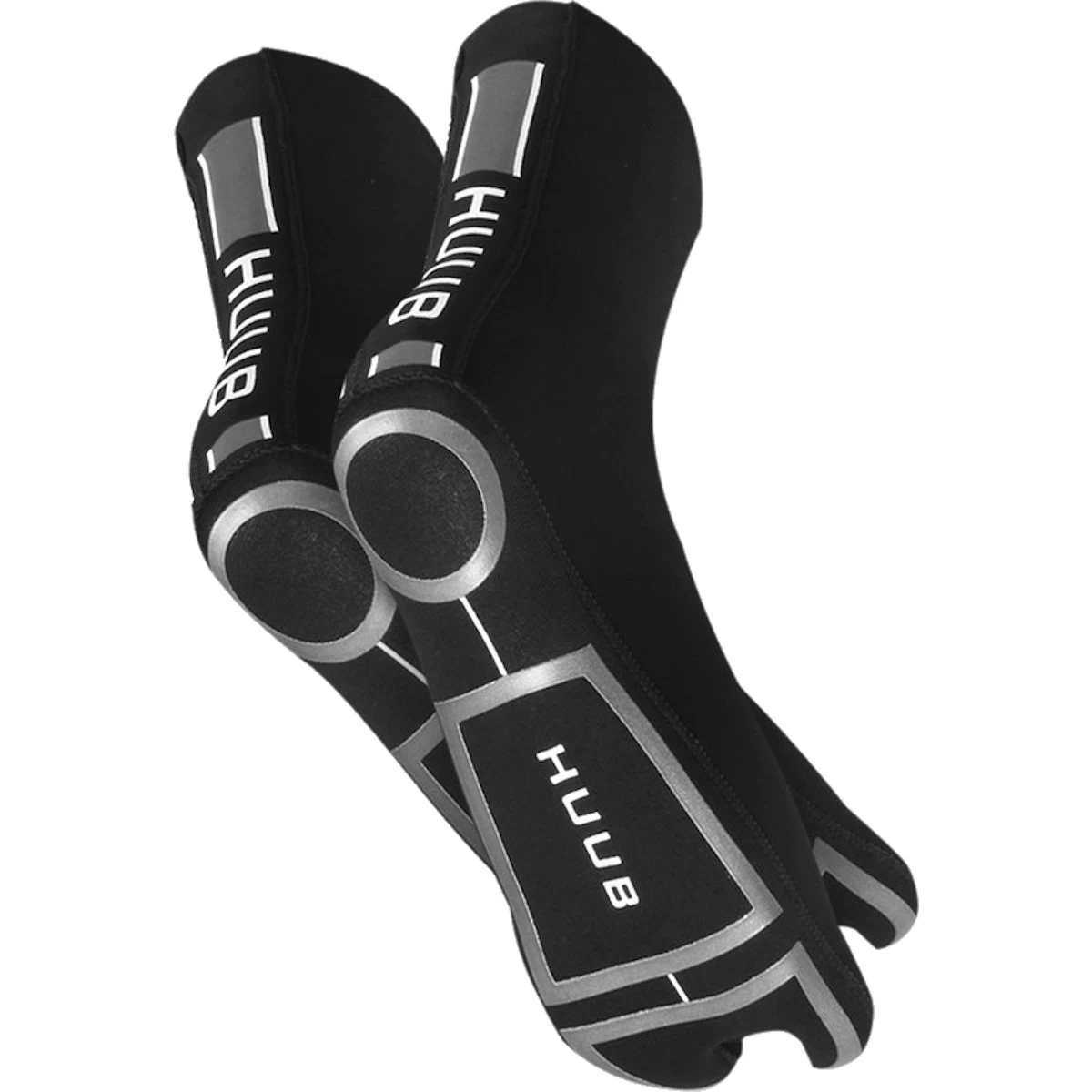 HUUB Design Neoprene Swim Socks - Black/silver 4 HUUB Design Neoprene Swim Socks - Black/silver - Image 2