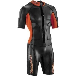Sailfish Unisex SwimRun Light Wetsuit - Black/orange