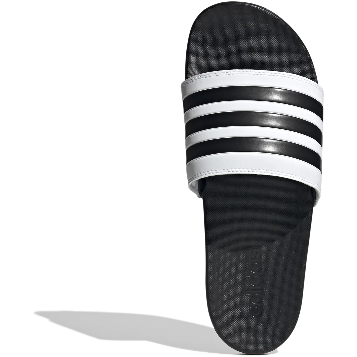 Adidas Adilette Comfort Sandals - White/core Black/core Black GZ5893 7 Adidas Adilette Comfort Sandals - White/core Black/core Black GZ5893 - Image 5