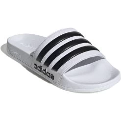 Adidas Shower Adilette Slides Bathing Shoe - Footwear White/core Black/footwear White GZ5921 -Aqua Fit Shop adidas shower adilette slides bathing shoe footwear white core black footwear white gz5921 4 1238664