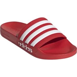Adidas Shower Adilette Slides Bathing Shoe - Vivid Red/cloud White/vivid Red GZ5923