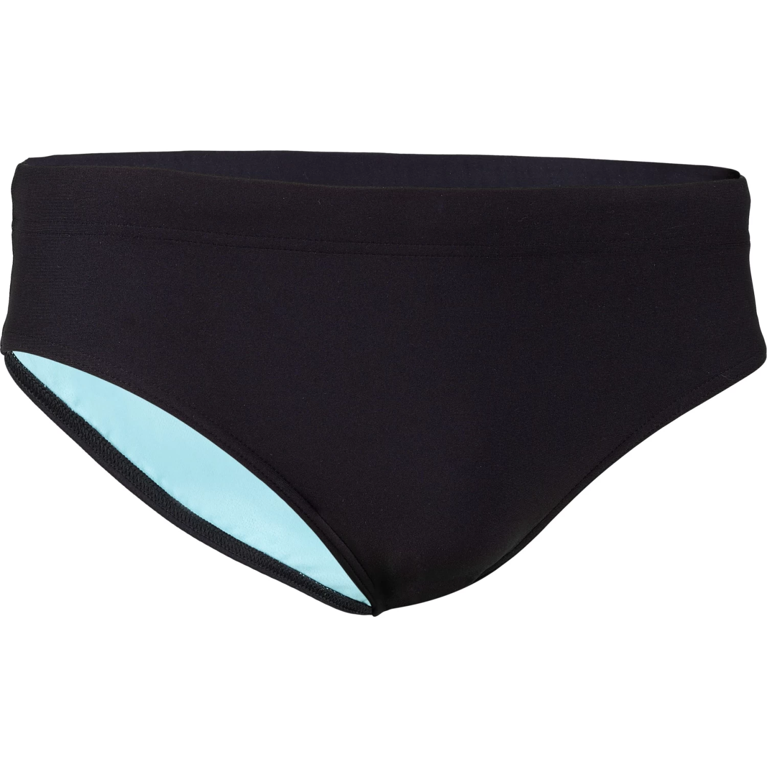 AQUASPHERE Essential Swim Brief 8cm - Black/Light Blue 4 AQUASPHERE Essential Swim Brief 8cm - Black/Light Blue - Image 2